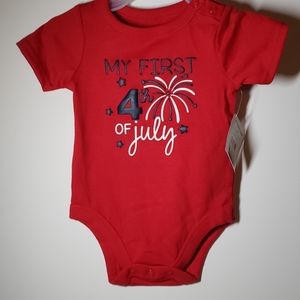 BABY Onesie My first 4th of July